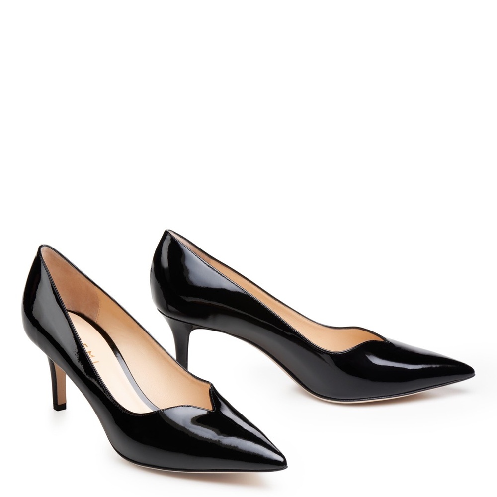 M. Gemi The Rivista Patent Black Pumps